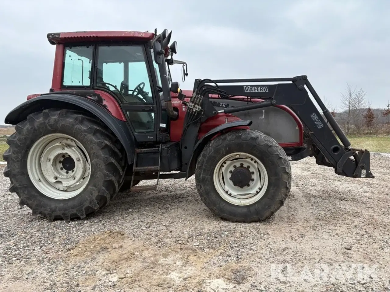 Billede 4 - Traktor Valtra T150 med frontlæsser