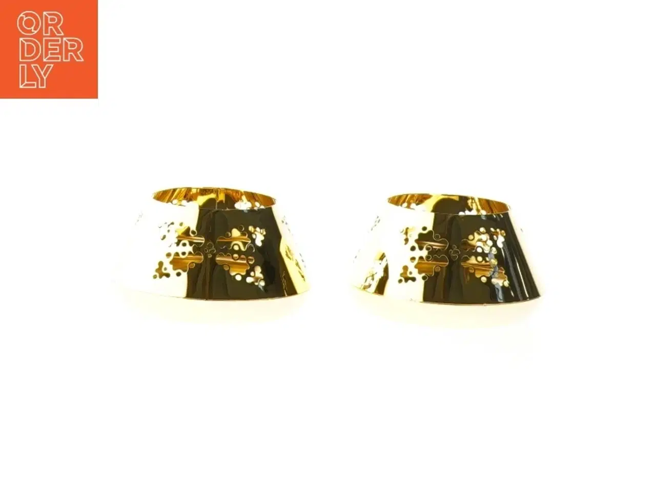 Billede 2 - Søde fyrfadsstager fra Georg Jensen l fra (str. ca. 4x6 cm)