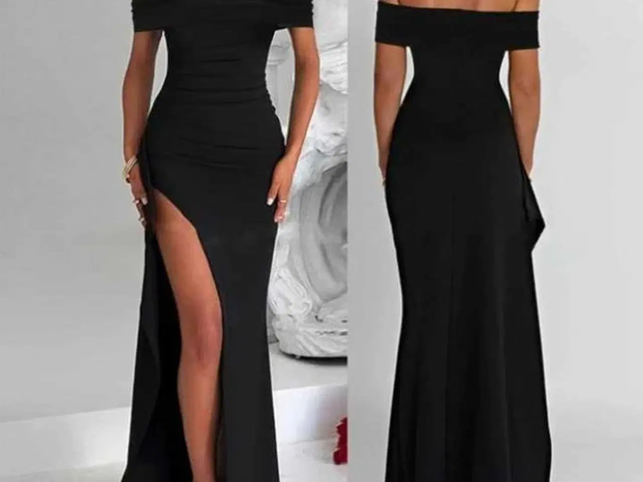 Billede 1 - Sort maxikjole 