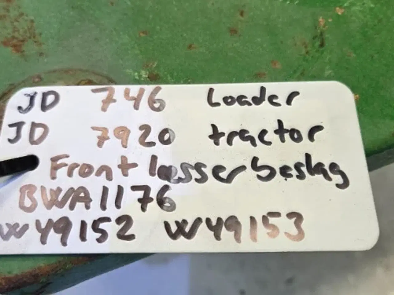 Billede 22 - John Deere 7920 Frontlæsse Beslag Sæt BWA1176
