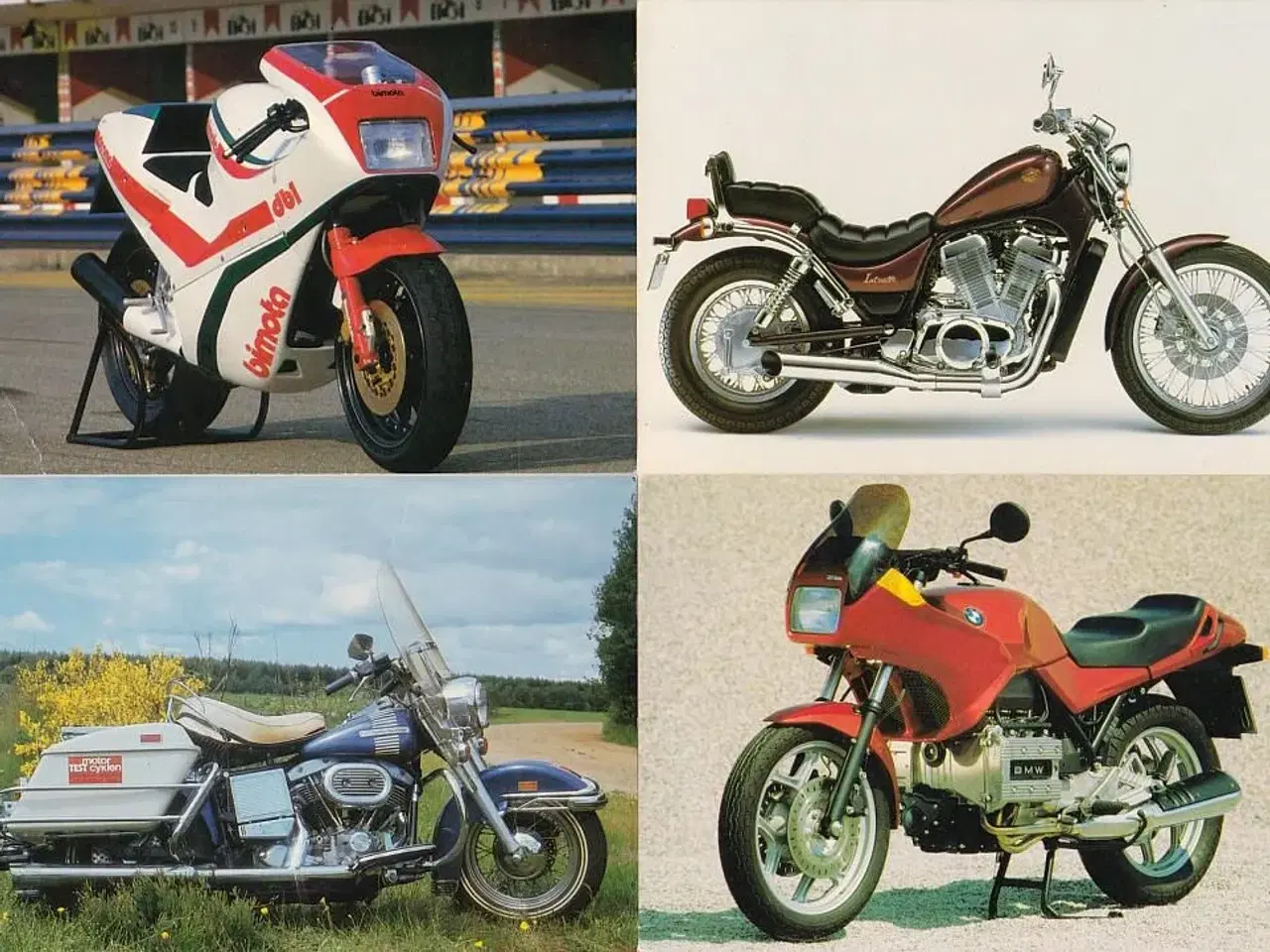 Billede 1 - Postkort Motorcykelmotiver.