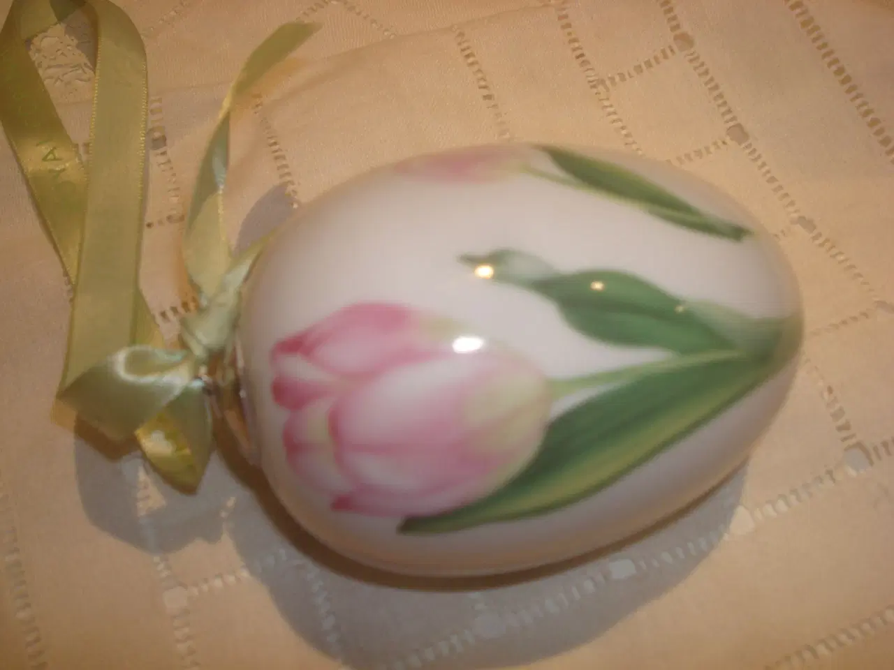 Billede 1 - Kgl GÅSEÆG 10 cm, Rosa tulipan, smuk, perfekt   