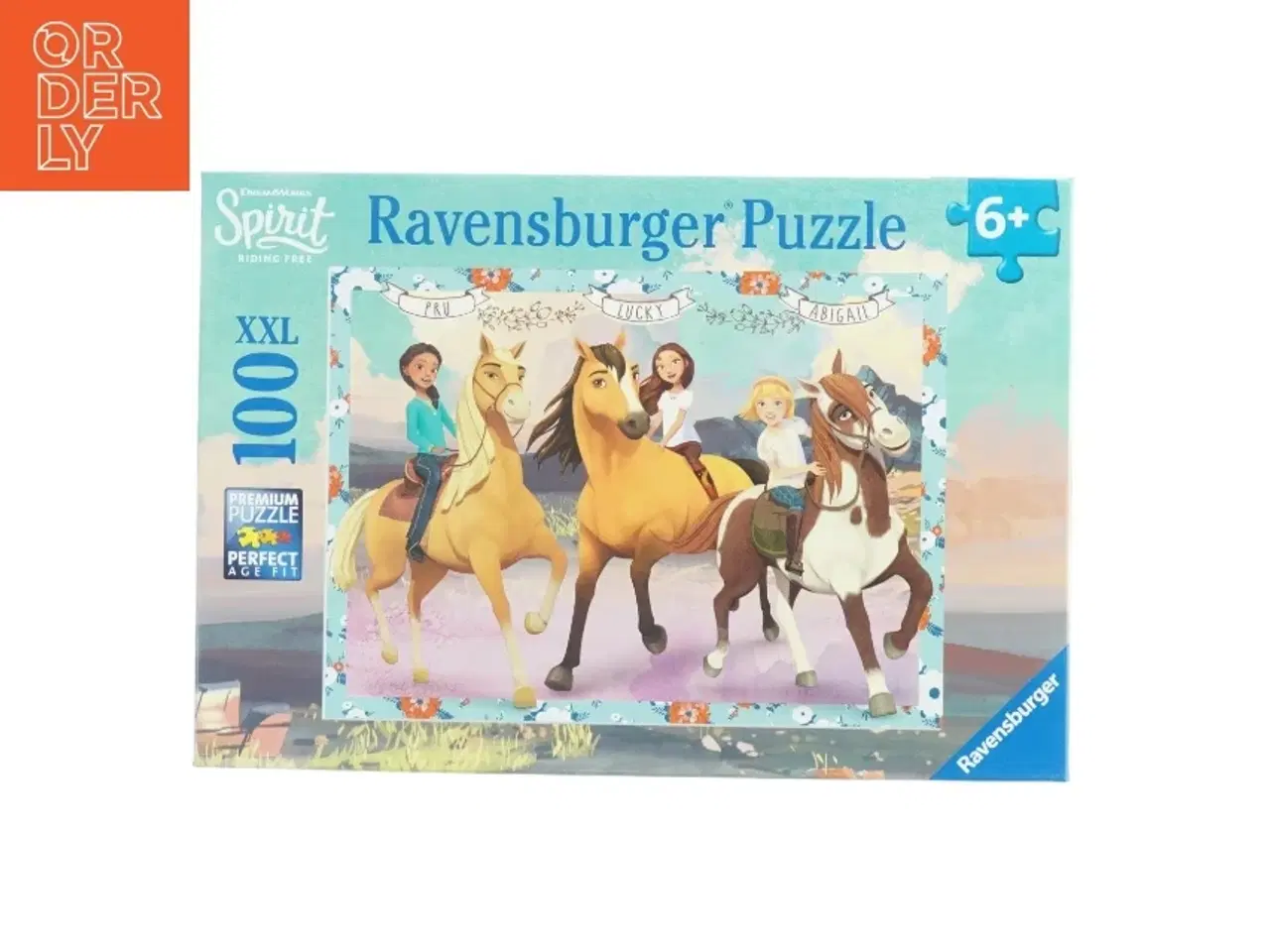 Billede 3 - Spirit / Rider frit Ravensburger puslespil - Spirit Riding Free fra Ravensburger (str. 49 x 36 cm)