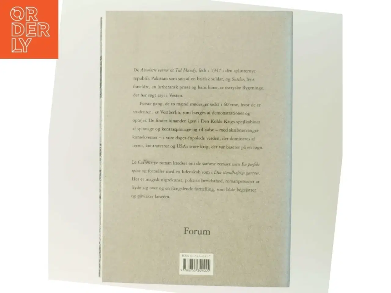 Billede 3 - Absolutte venner af John Le Carré (Bog)