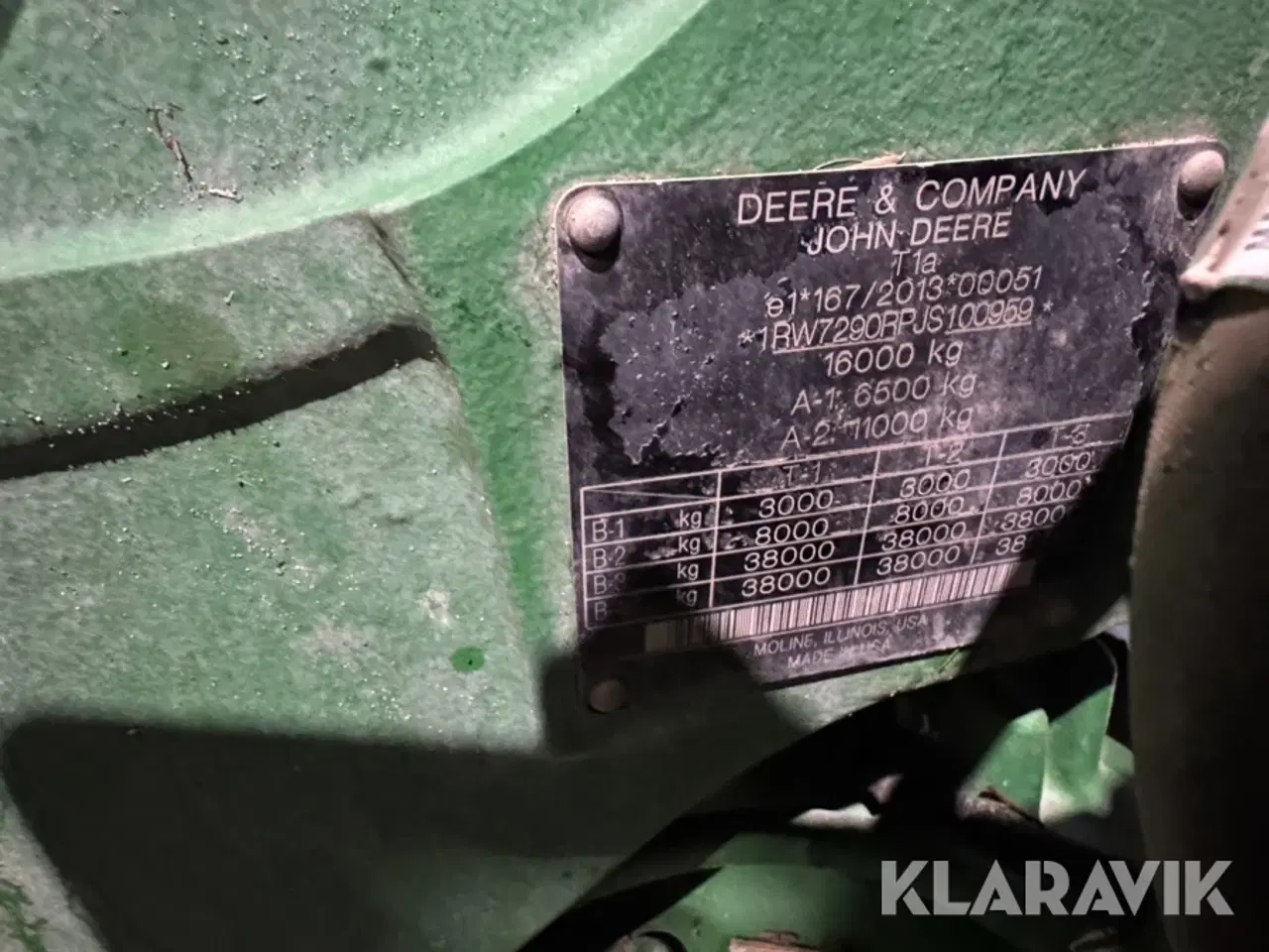 Billede 5 - Traktor John Deere 7290R