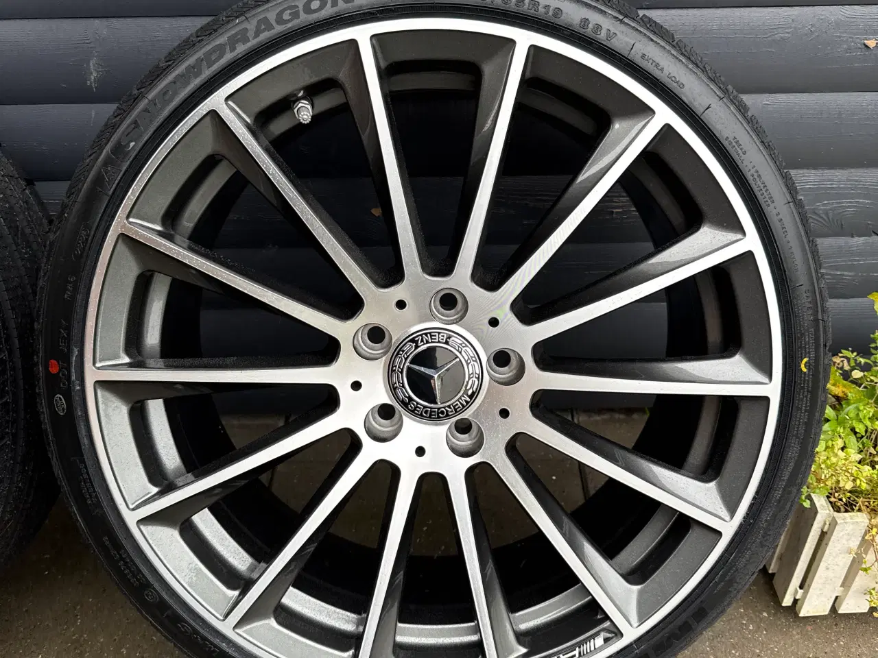 Billede 5 - 19" 5x112 alufælge til Mercedes med  vinterdæk