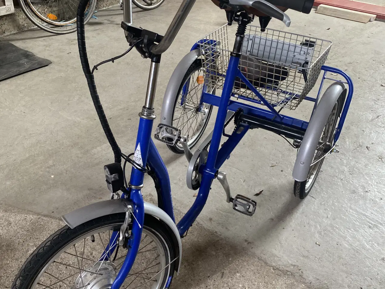 Billede 2 - Monark 3 hjul 20” 3 g Ebike Blå