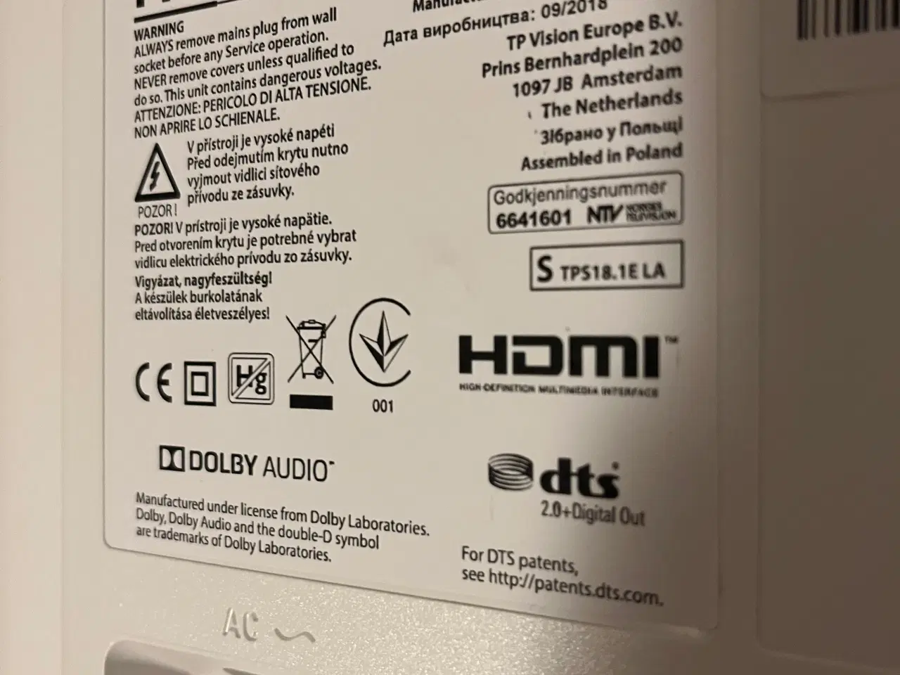 Billede 4 - Næsten nyt 32” Philips TV