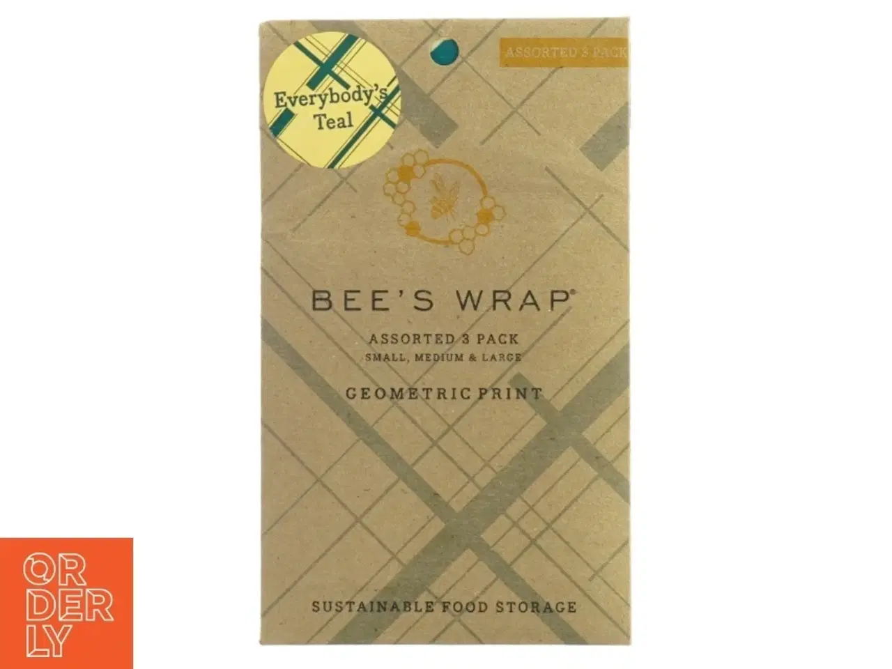 Billede 1 - Bee&#39;s Wrap Bivoksindpakning fra Beeswrap (str. 20,5x12 cm)