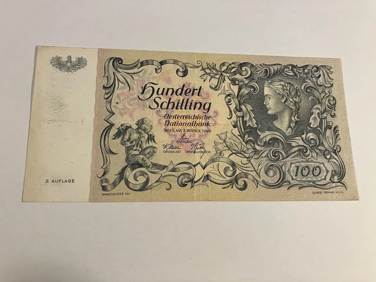 Billede 1 - 100 Schilling Austria 1949