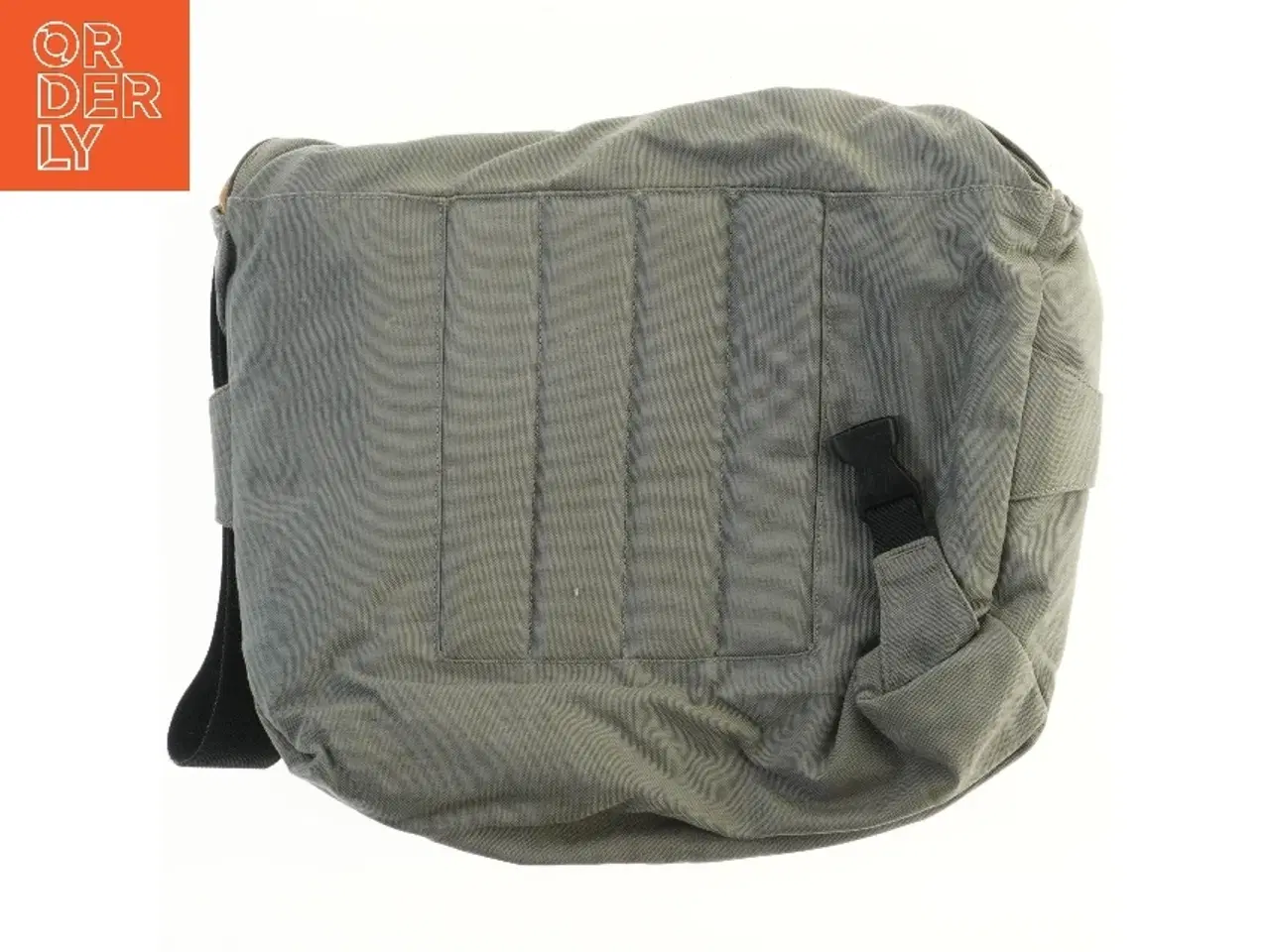 Billede 2 - Skuldertaske med orange motiv (str. 41x35 cm)