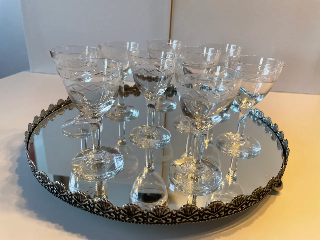 Billede 1 - Holmegård Ejby snapseglas