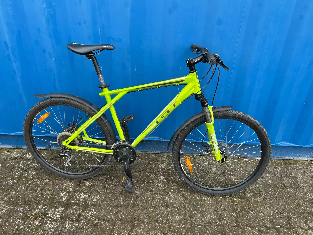 Billede 2 - GT Aggressor Neon Grøn Mountainbike 