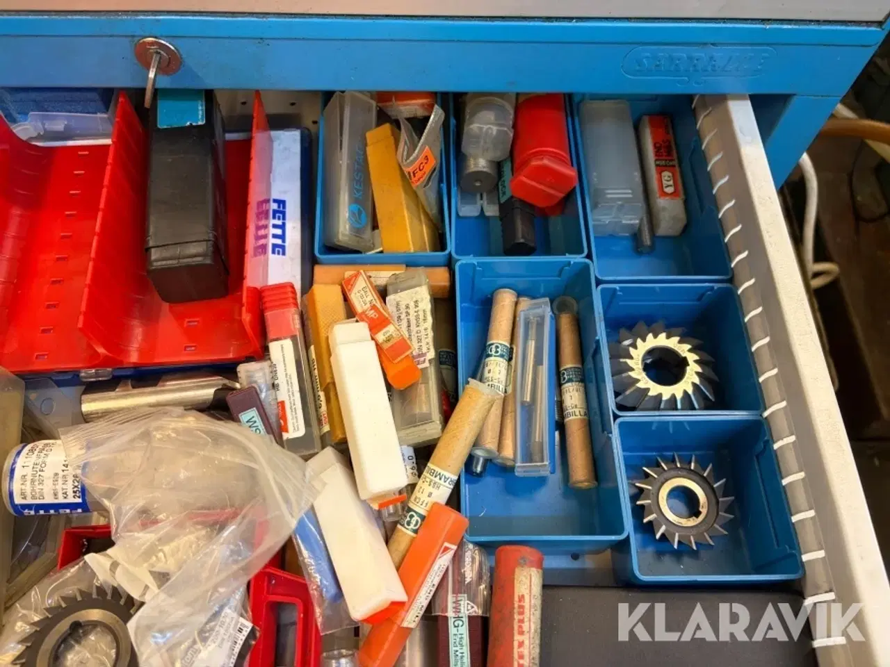 Billede 7 - Værktøjsskab med  indhold – maskineværktøj og tilbehør