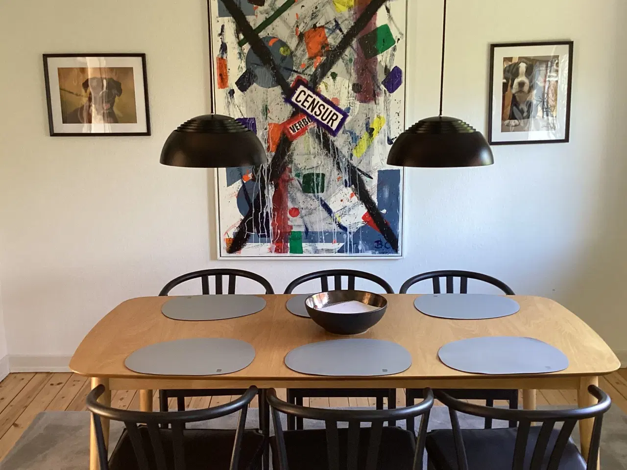 Billede 1 - 2 stk Arne Jacobsen Royal pendler Ø 370 LED