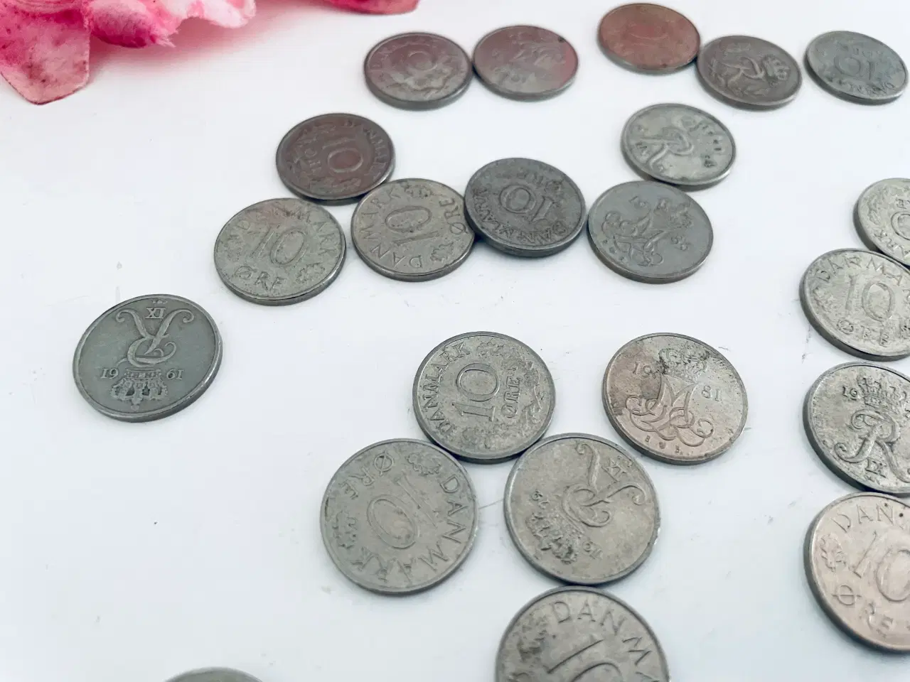 Billede 2 - Danske 10 øre - 37 stk. 