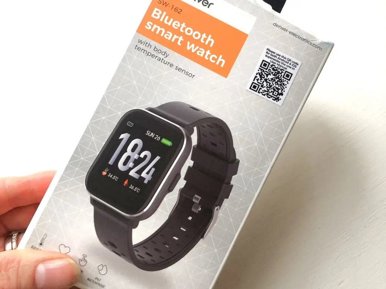 Billede 1 - Denver SMARTWATCH bluetooth - UBRUGT