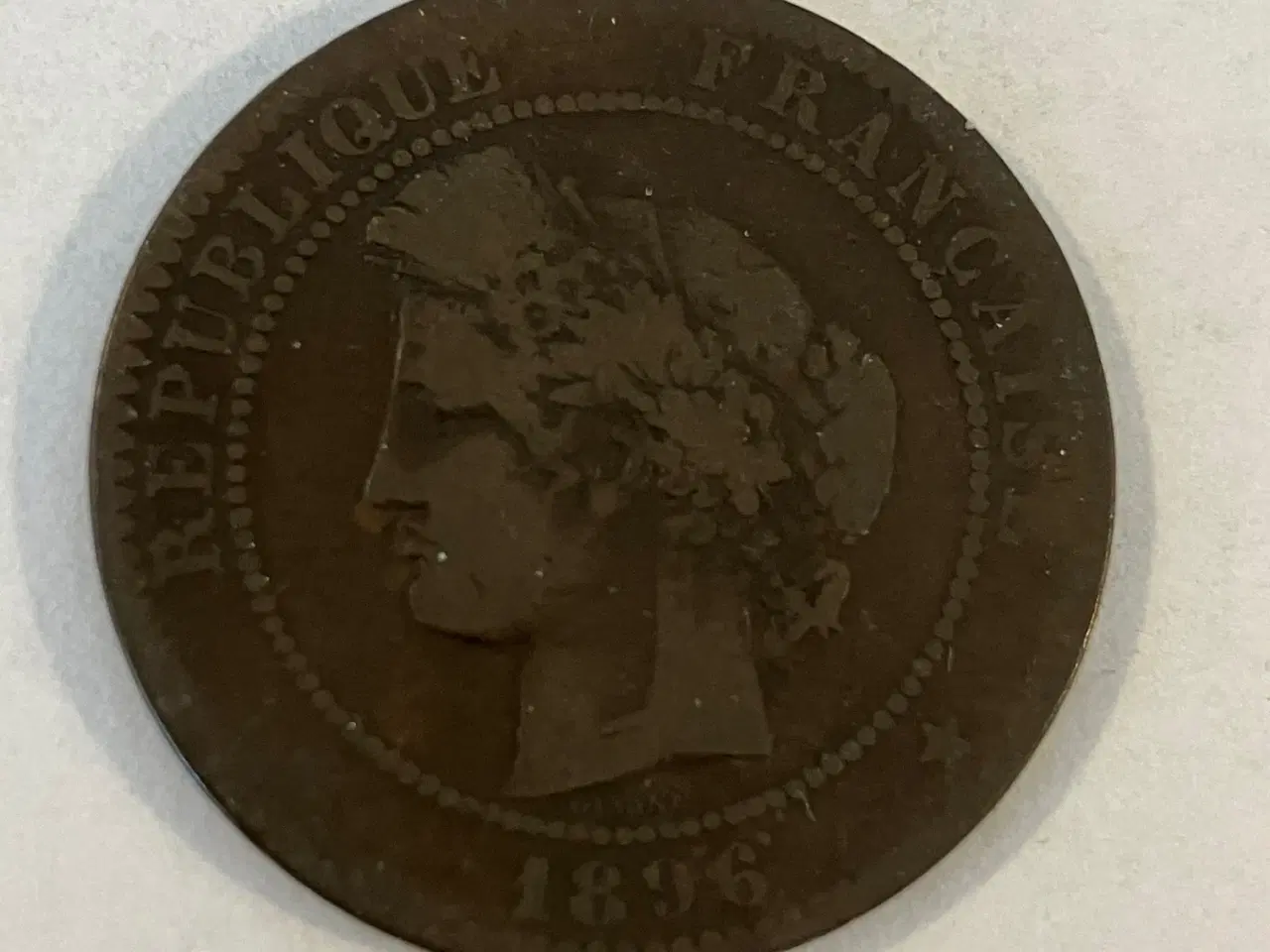 Billede 1 - 10 Centimes 1896 France