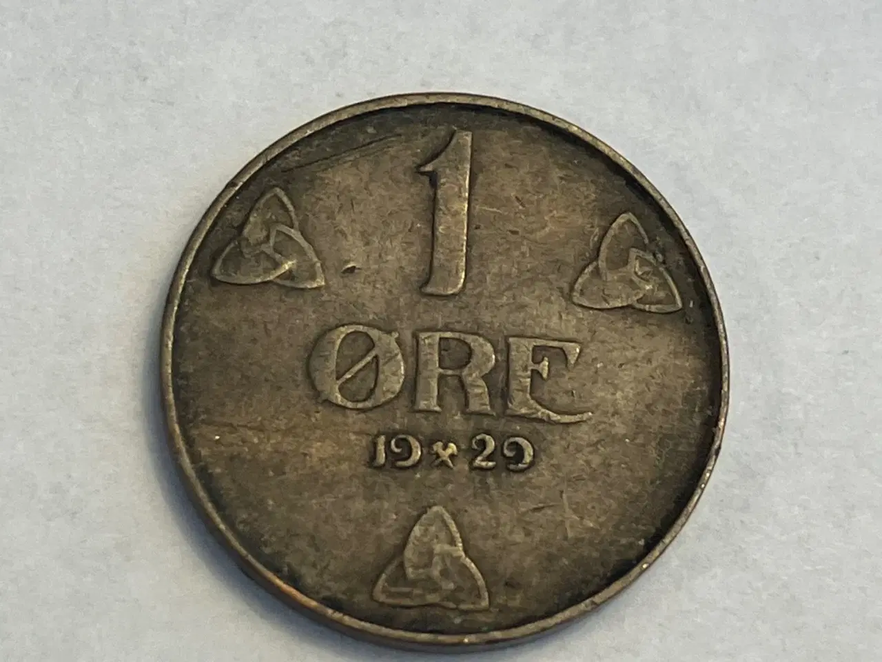 Billede 1 - 1 Øre 1929 Norge