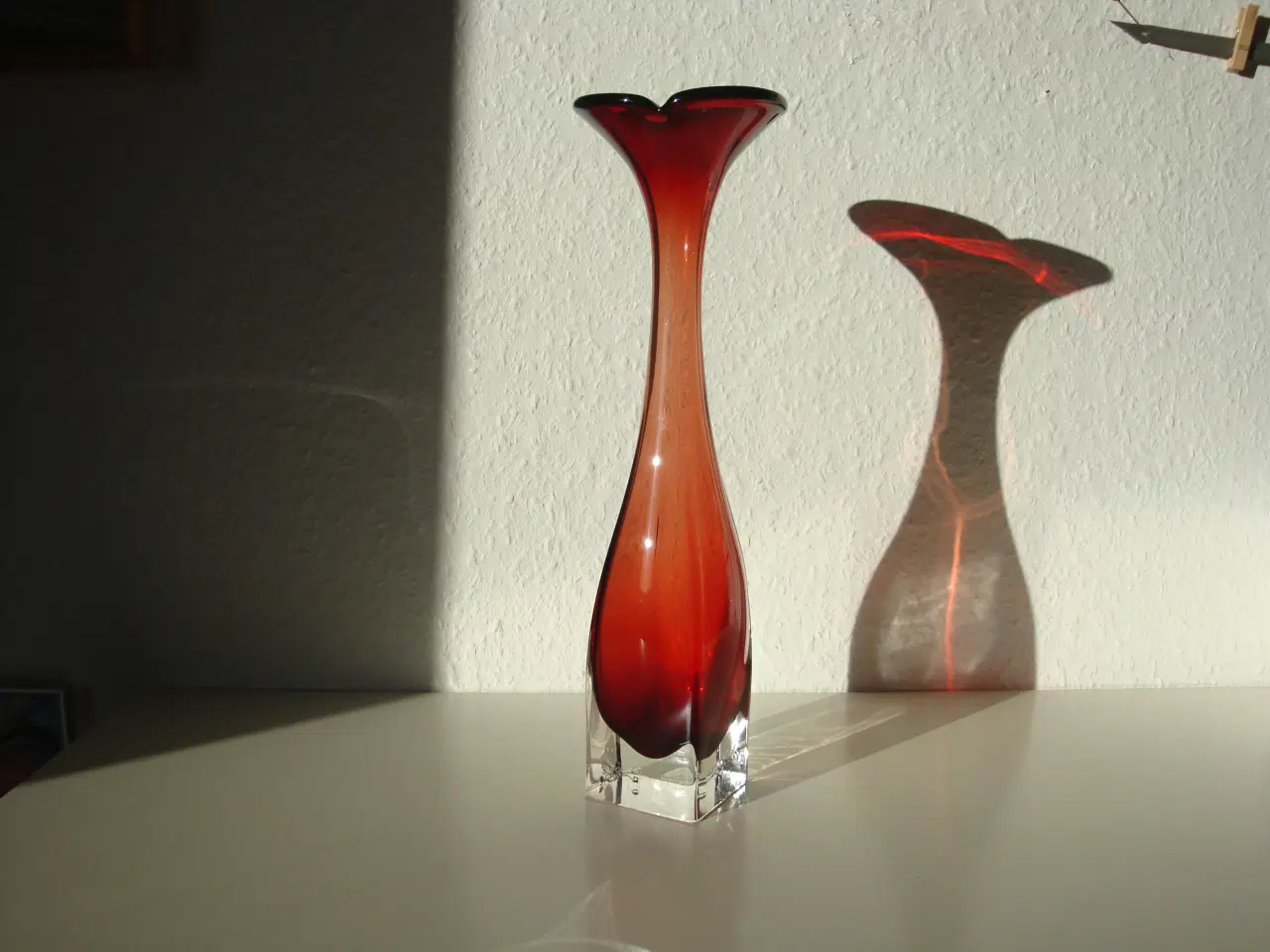 Billede 1 - Åseda Vase -  svensk glas