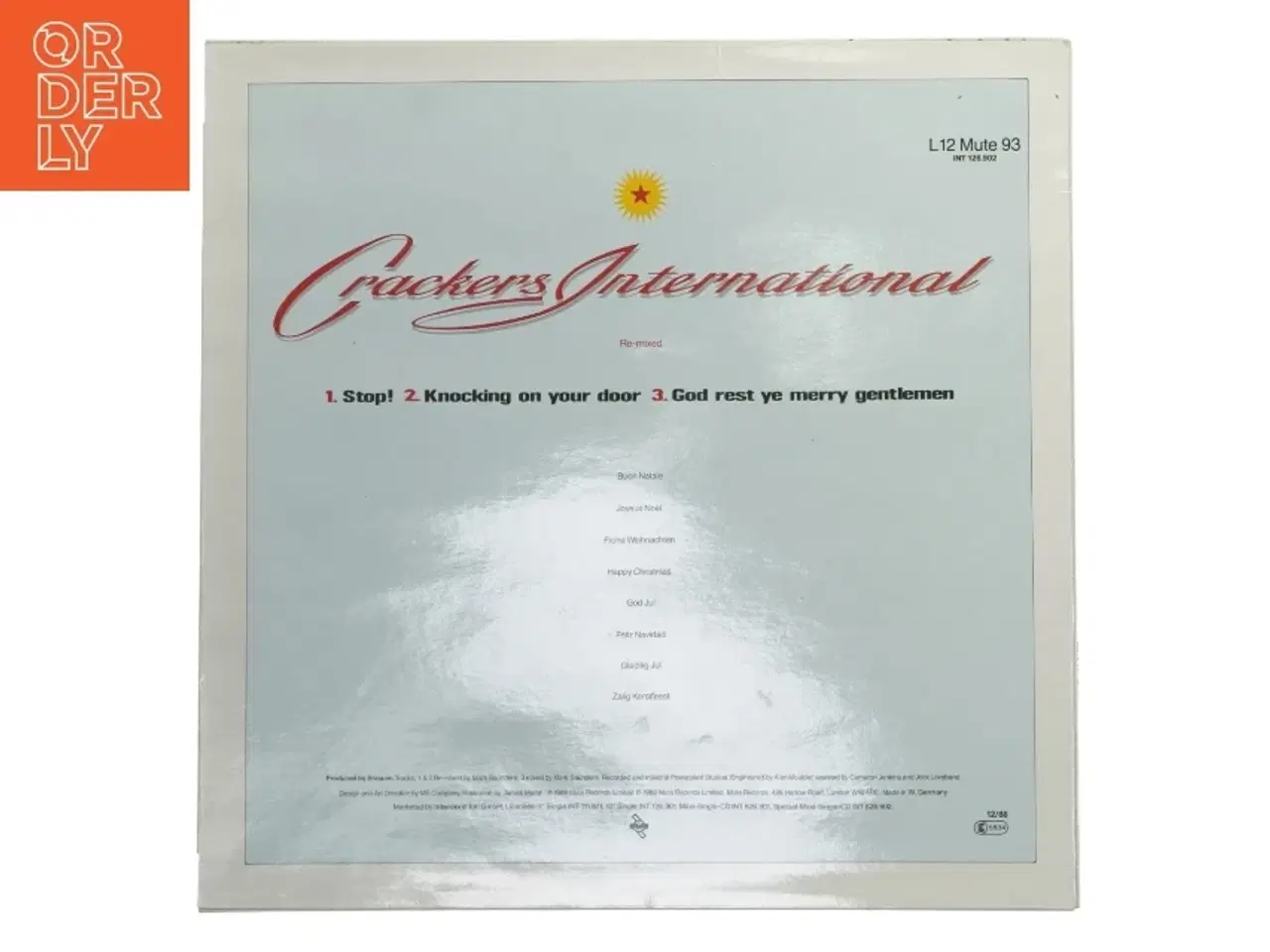 Billede 2 - Erasure - Crackers International Part II LP fra Erasure