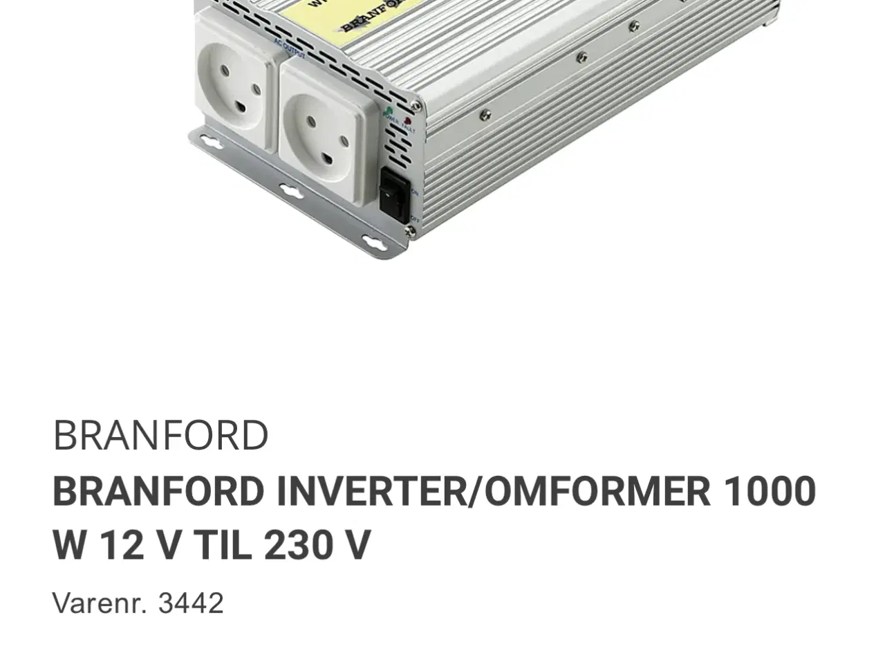 Billede 1 - Omformer/converter bil/båd