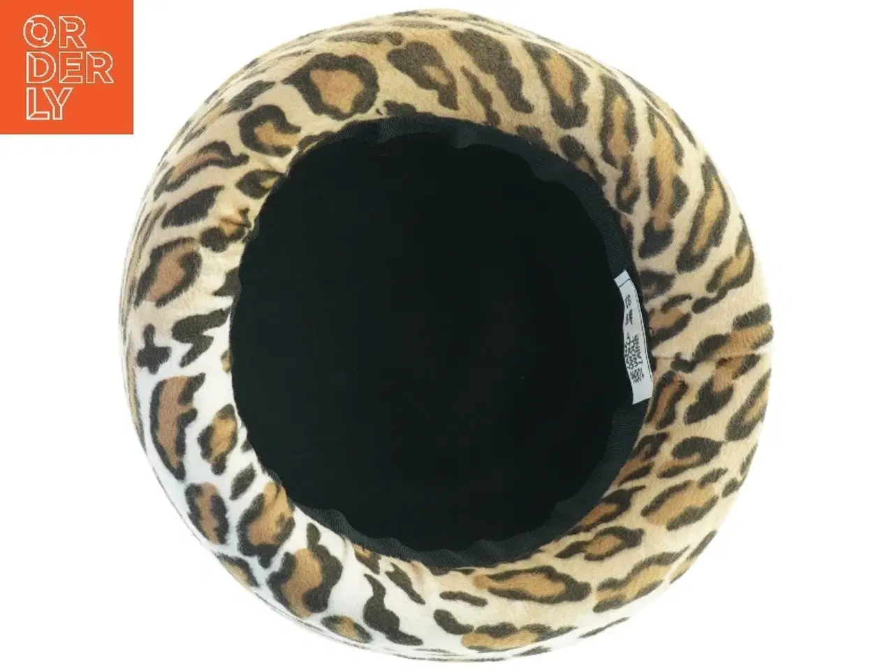 Billede 4 - Hat med leopardprintet bånd(str. 21x24x13 cm)