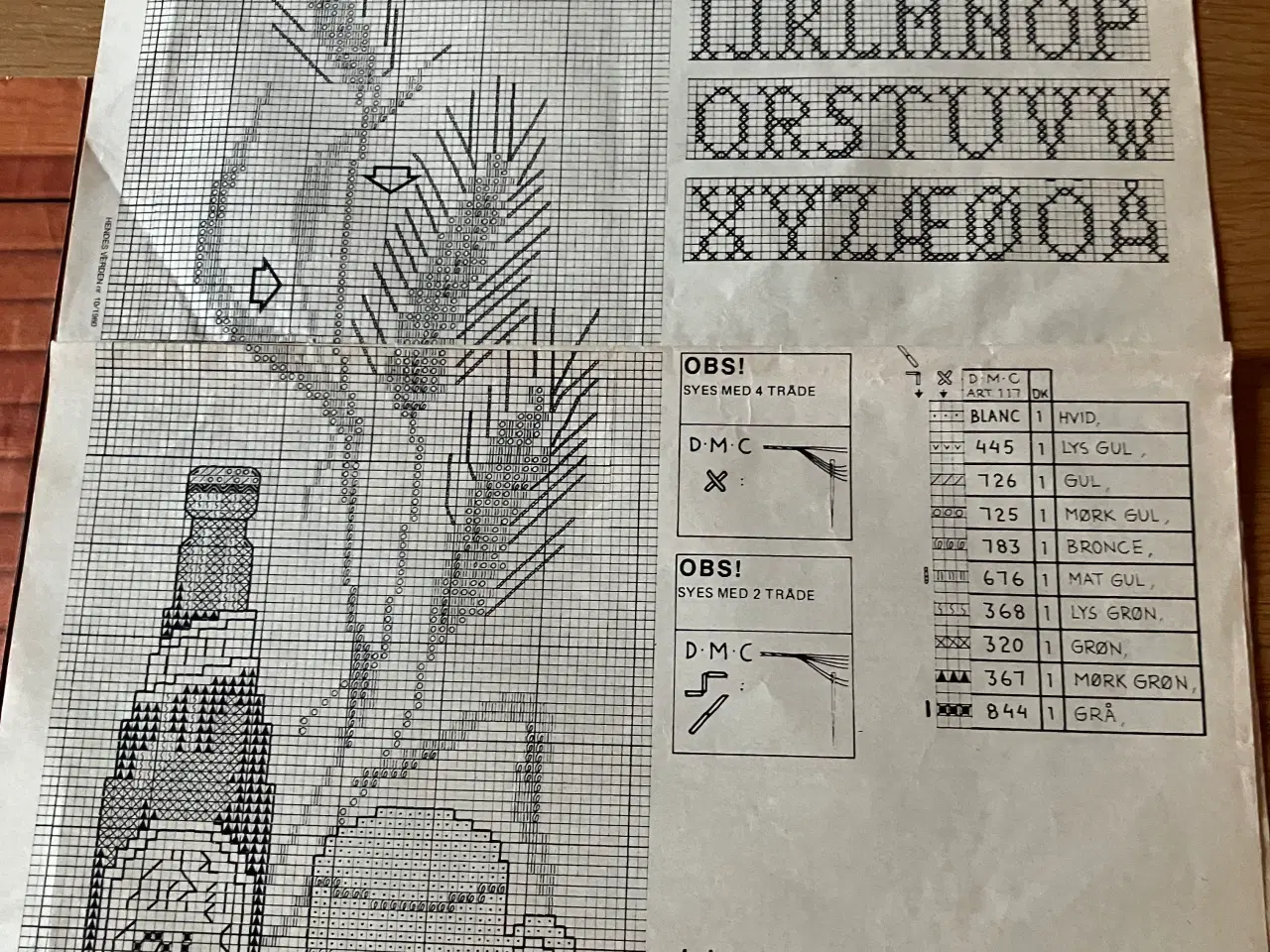 Billede 3 - Klokkstreng mønster med beslag til f.eks. en bar.