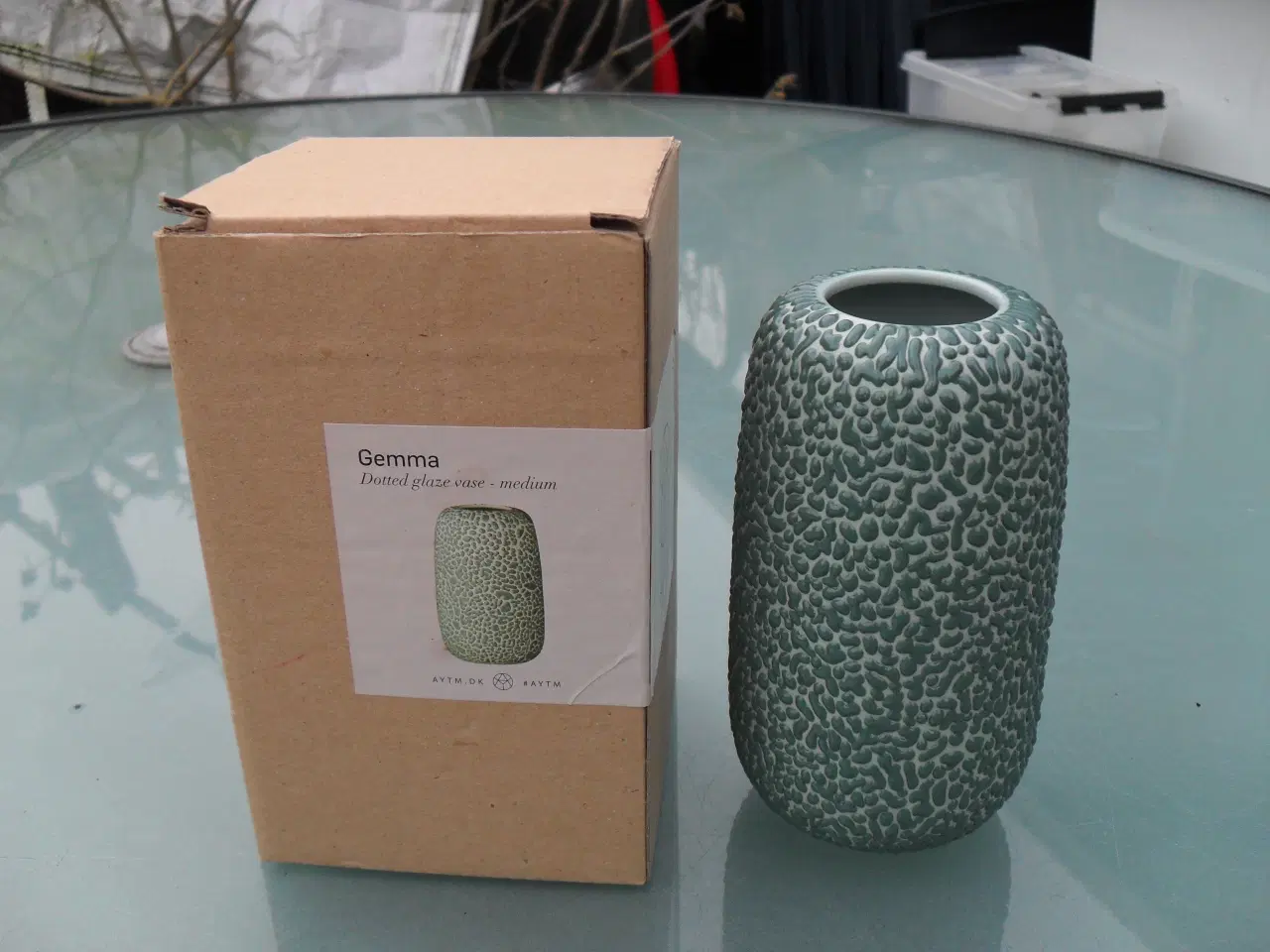 Billede 1 - ny gemma vase medium. h. 13 cm. ø. 7 cm.