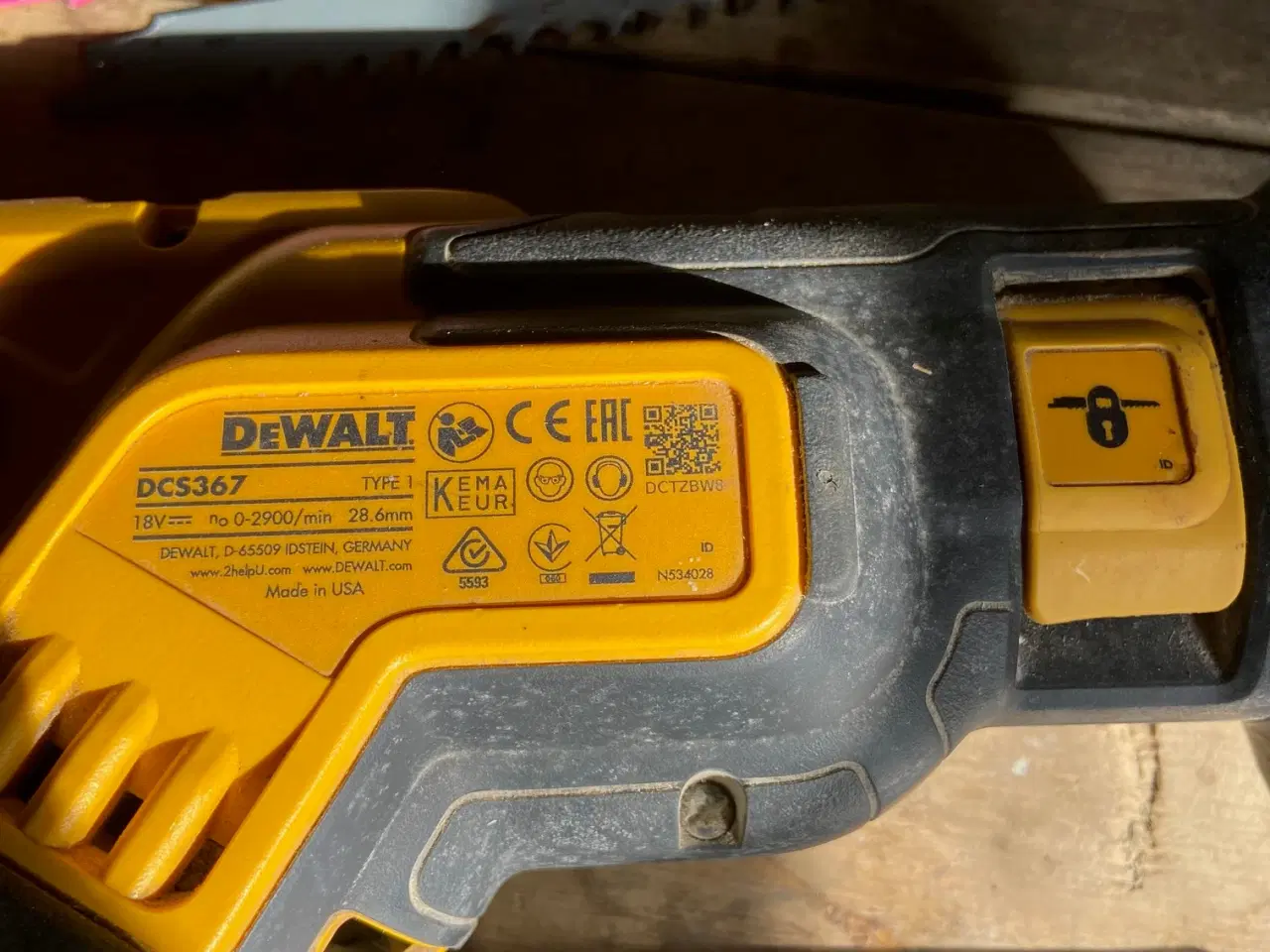 Billede 2 - Dewalt bajonetsav, DCS367