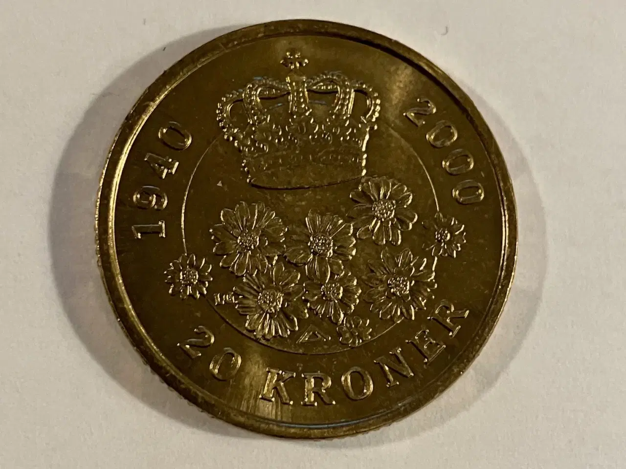 Billede 1 - 20 kroner - Margrethe II 60 års fødselsdag 2000