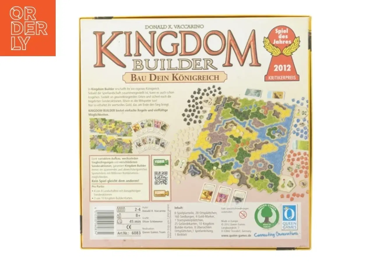 Billede 3 - Kingdom Builder brætspil fra Queen Games (str. 31 x 31 cm)