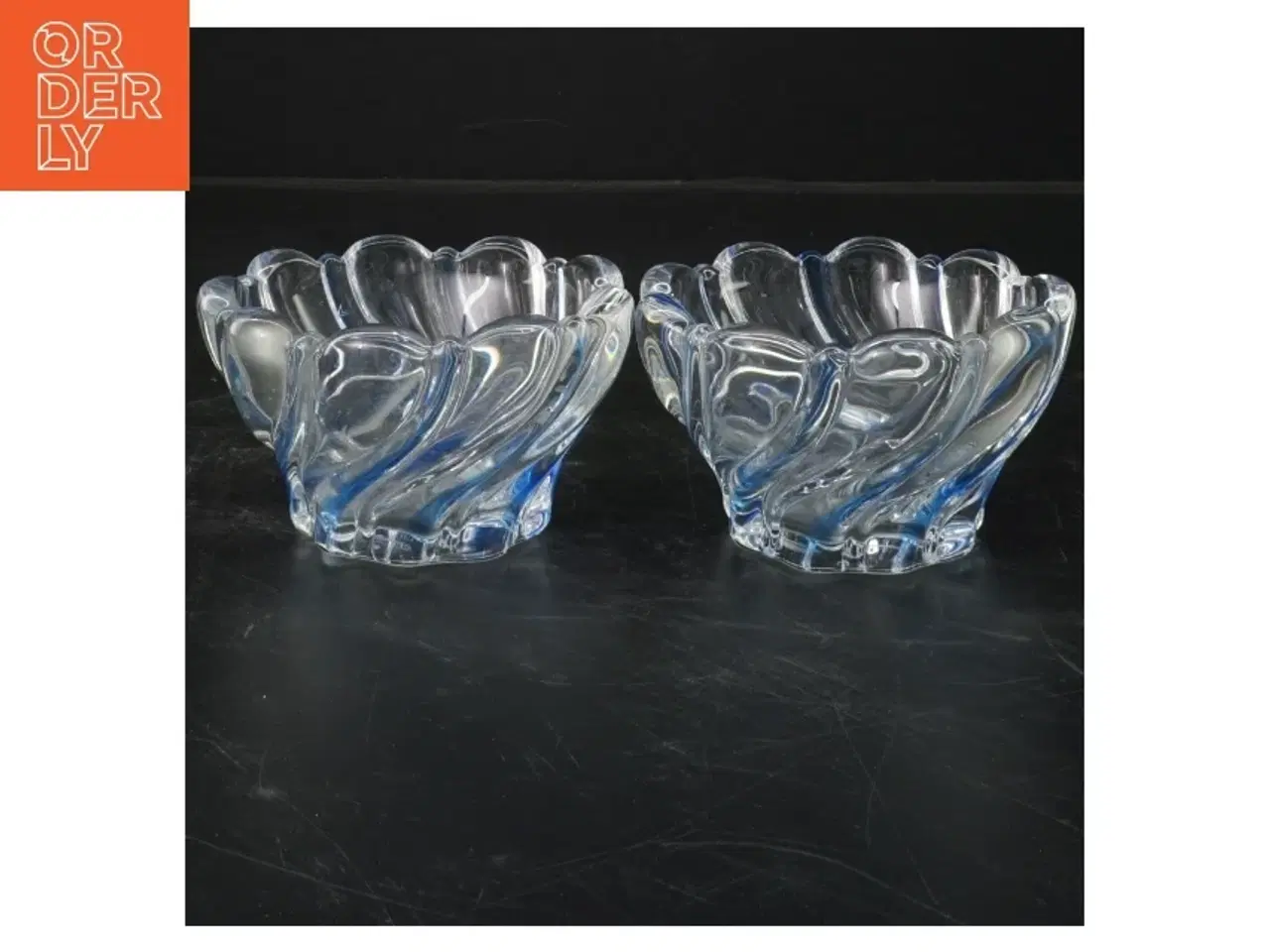 Billede 1 - Retro glas skåle (str. 6x11 cm)