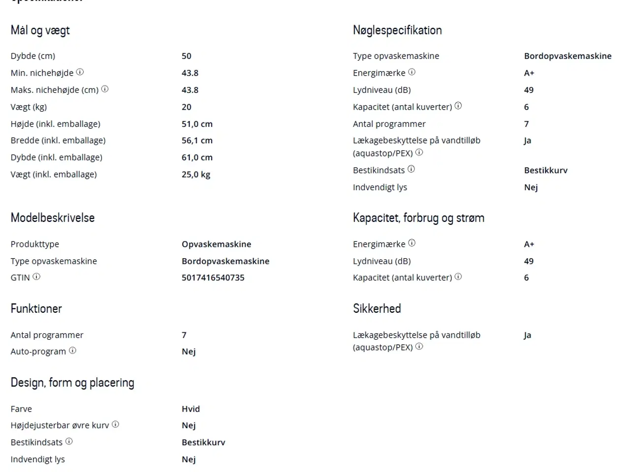 Billede 7 - Logik opvaskemaskine / bordopvaskemaskine (Ny)