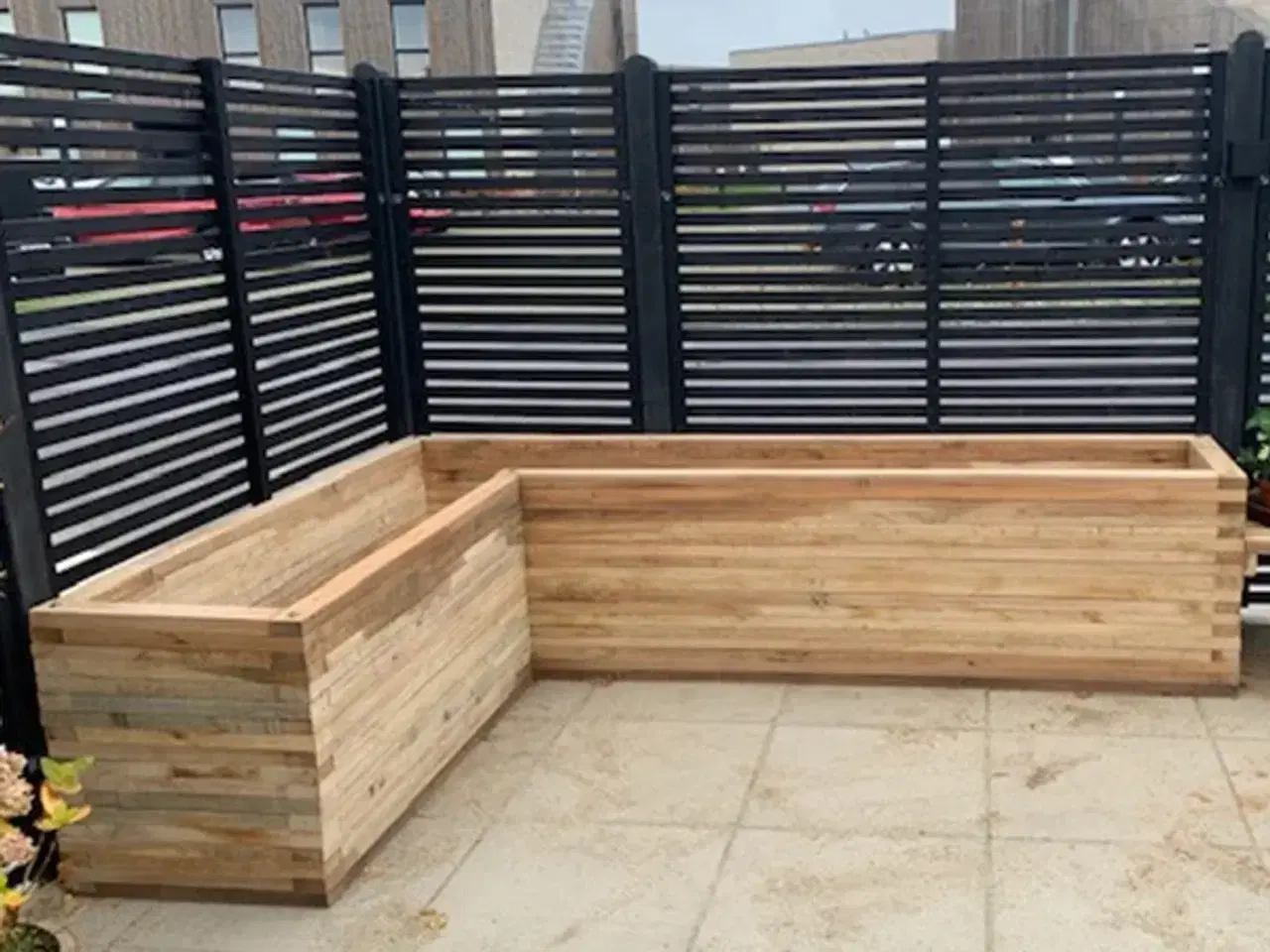 Billede 7 - Blomsterkasse, egetræ - byggesæt