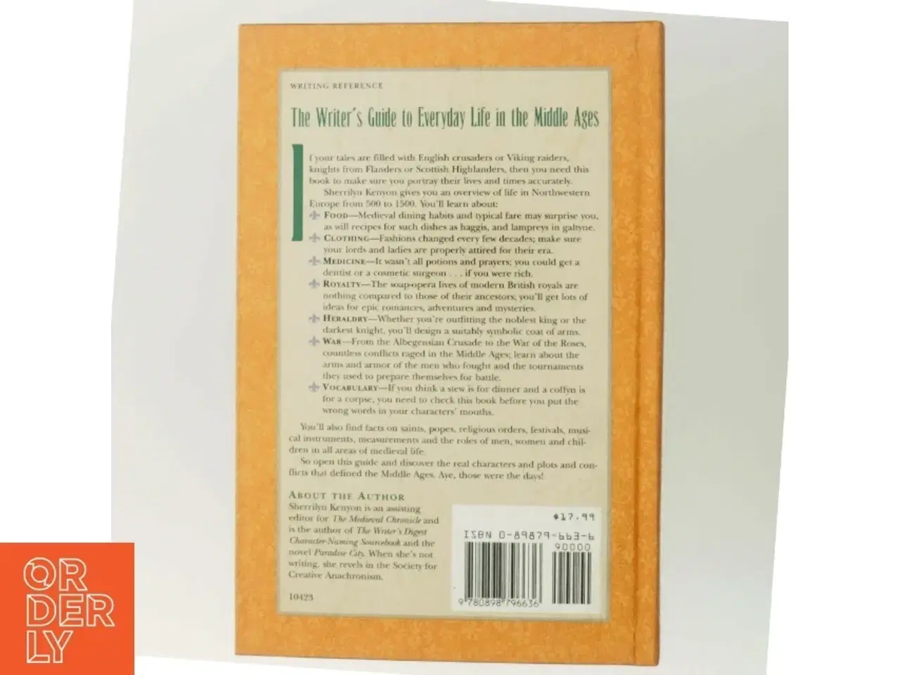 Billede 3 - The Writer&#39;s Guide to Everyday Life in the Middle Ages af Sherrilyn Kenyon (Bog)