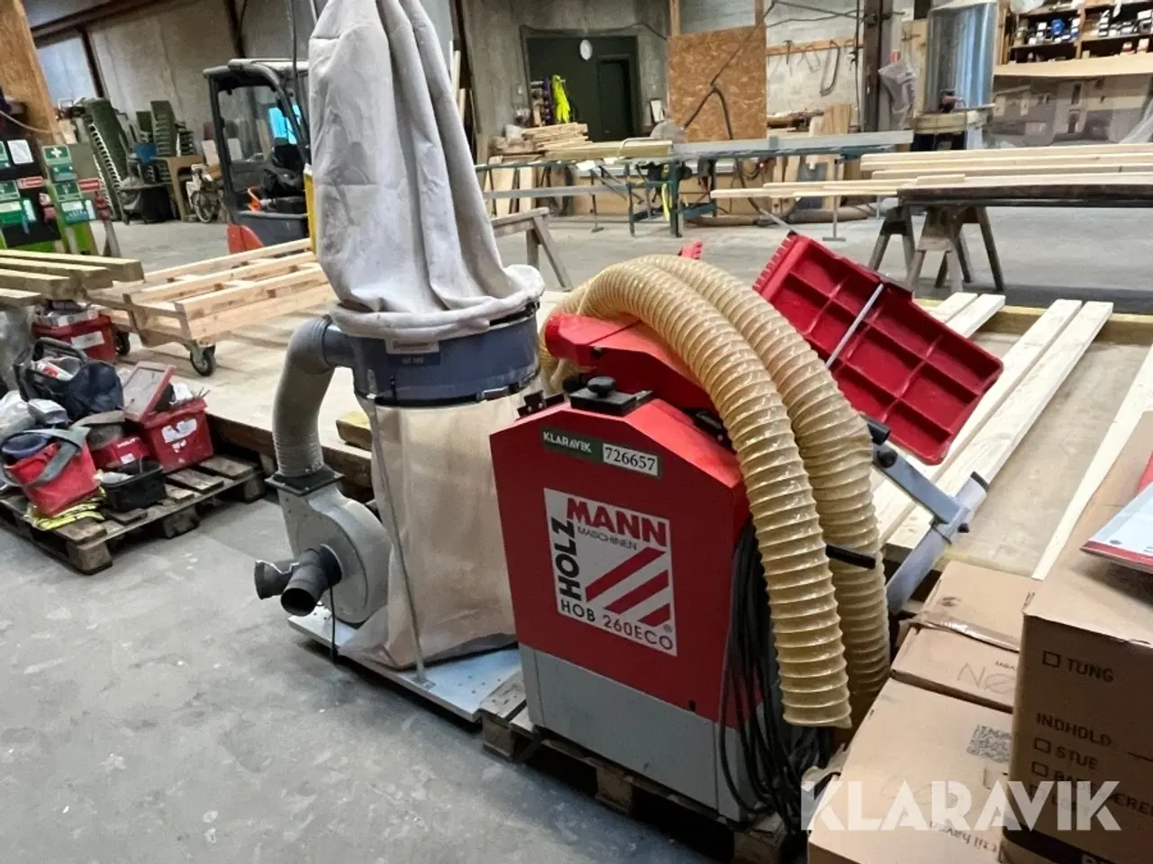 Billede 2 - Høvle maskine Holzmann HOB260ECO & spånsuger