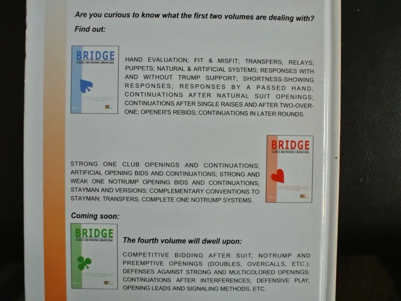 Billede 4 - bridge - classic and modern conventions 1-4, edite