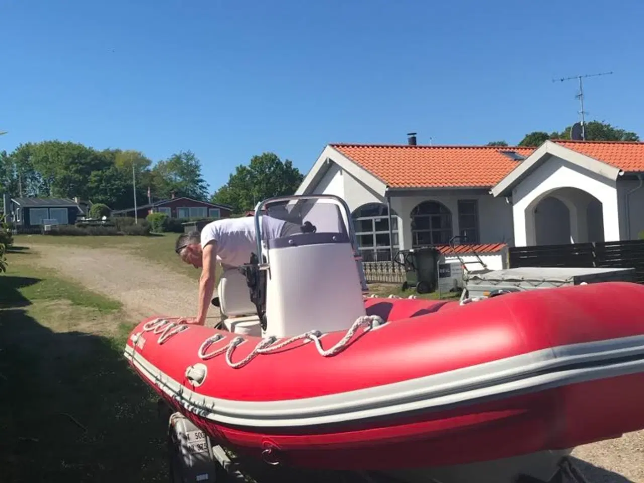 Billede 1 - BRIG Falcon 450 Tohatsu 50 TLDI, Brenderup Trailer