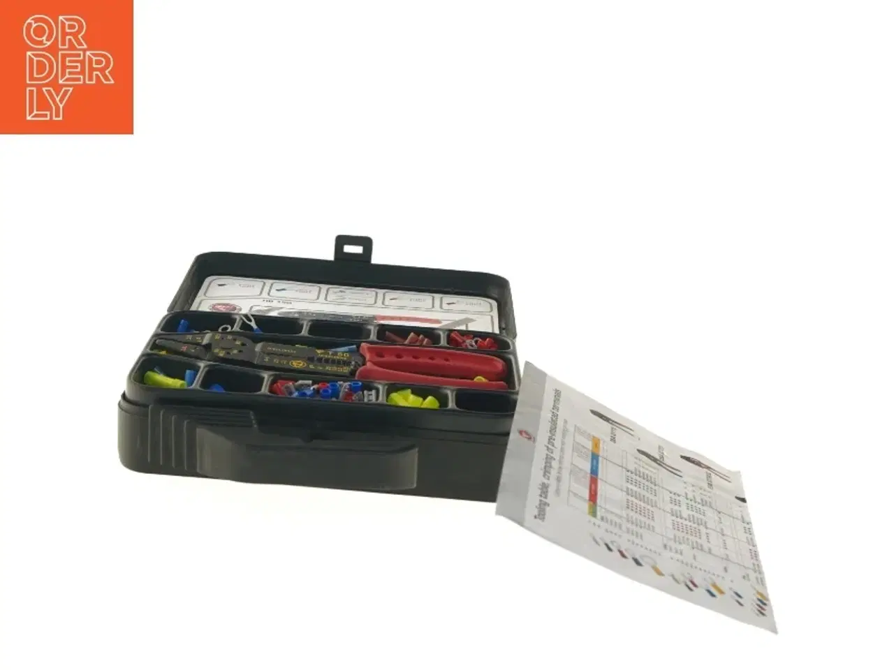 Billede 3 - Tænger til presisolerede kabelsko (str. 17x24x5,5 cm)