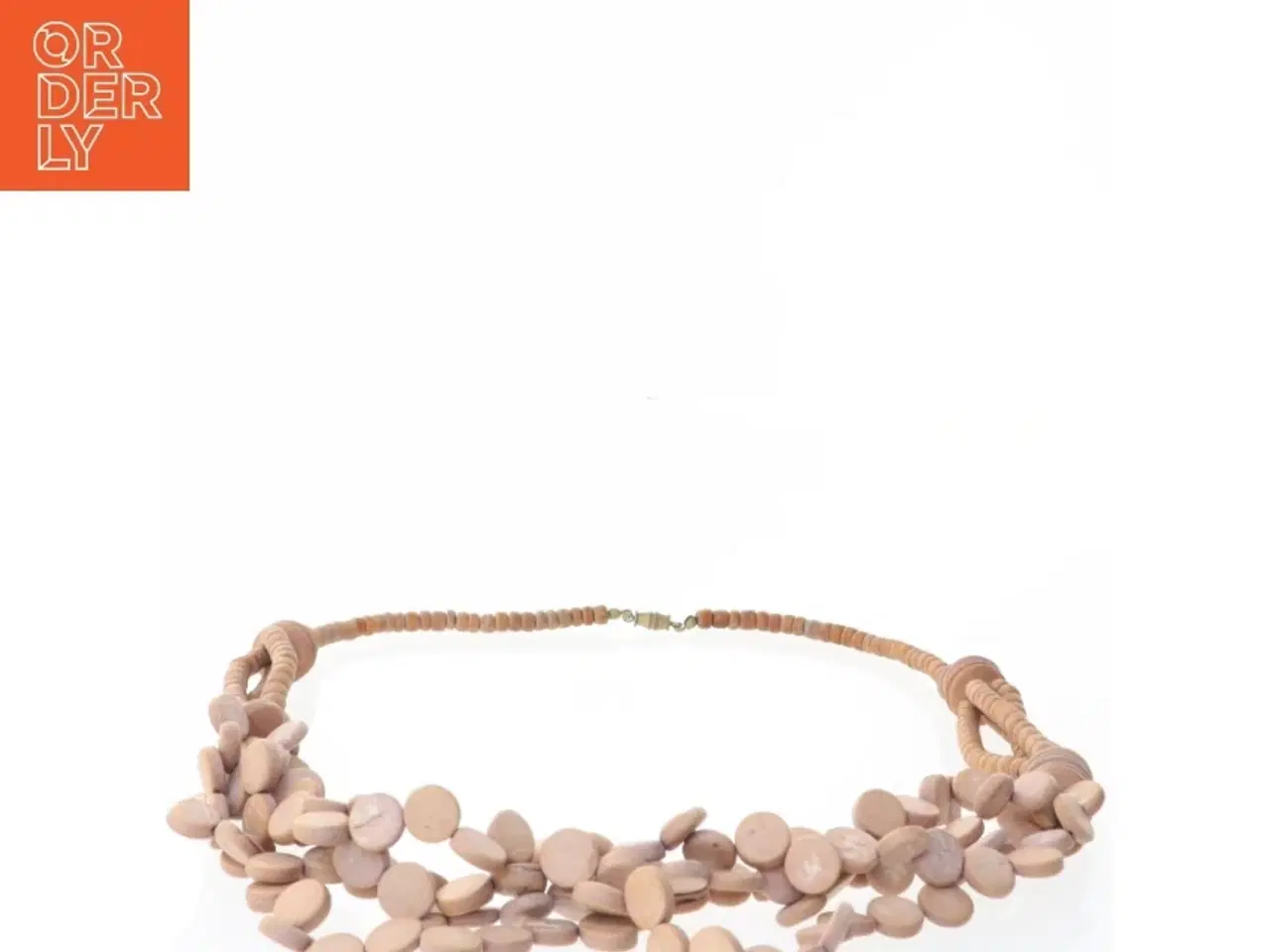 Billede 2 - Træhalskæde (str. 62 cm)