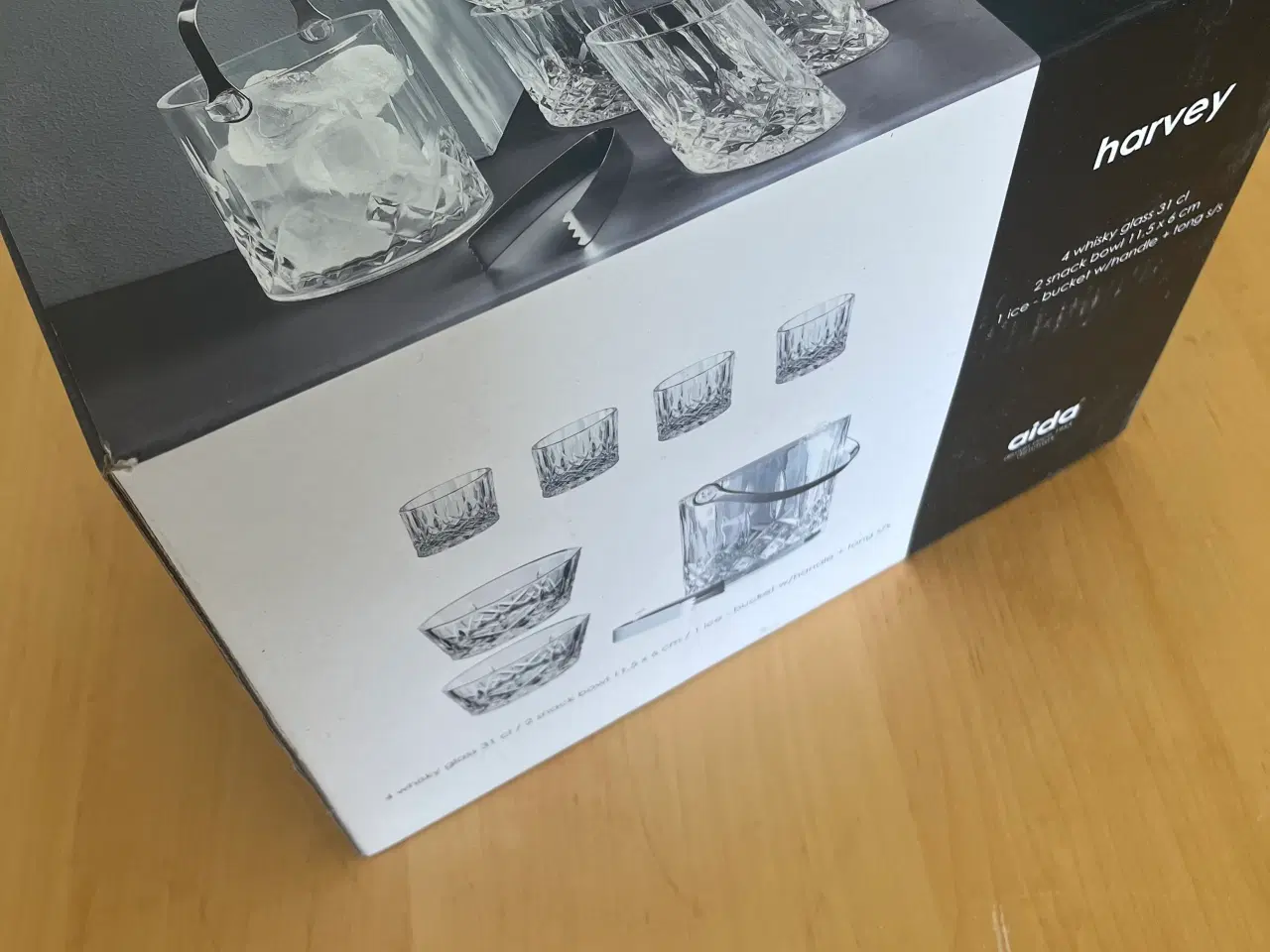 Billede 2 - Barsæt glas, isspand og snacksskåle