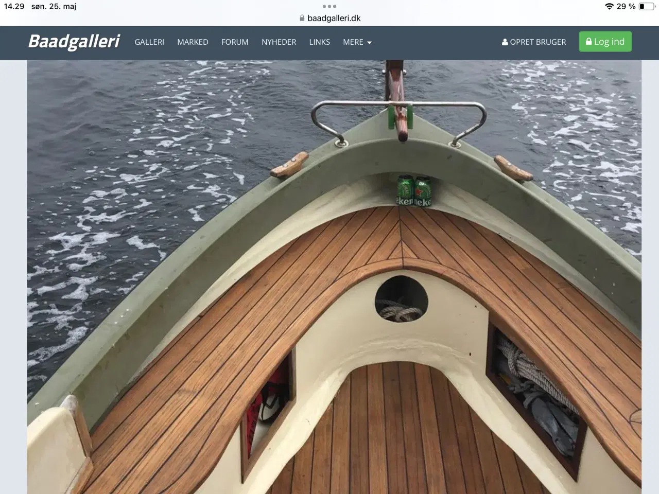 Billede 9 - Vidå 19 Jolle med landevejs trailer