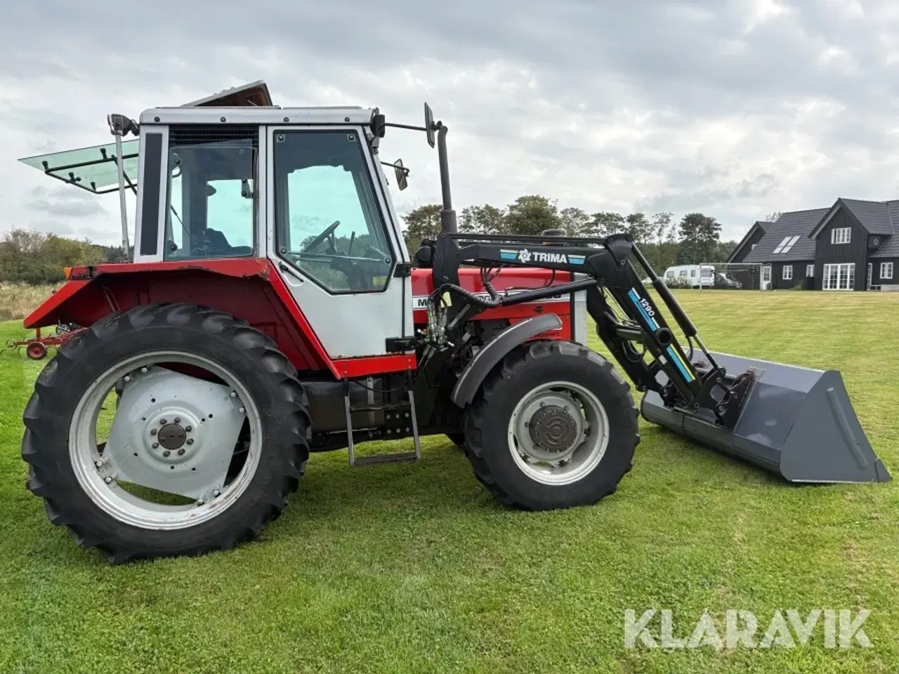 Billede 8 - Traktor Massey Ferguson 690 med Trima frontlæsser og P. Lindberg frontskovl