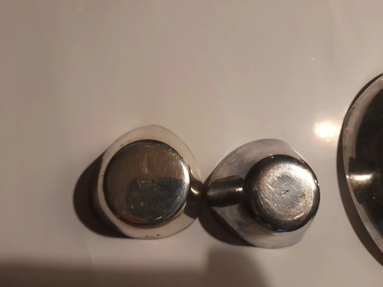 Billede 4 - Sølv skåle med emalje fra 1950'erne.