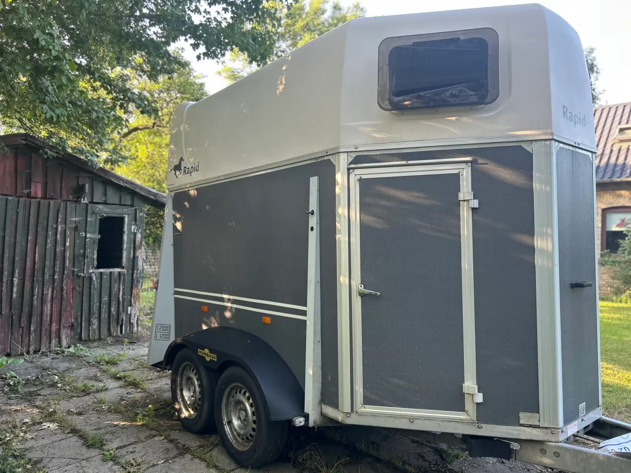 Billede 2 - Humbaur rapid 2 hestetrailer 