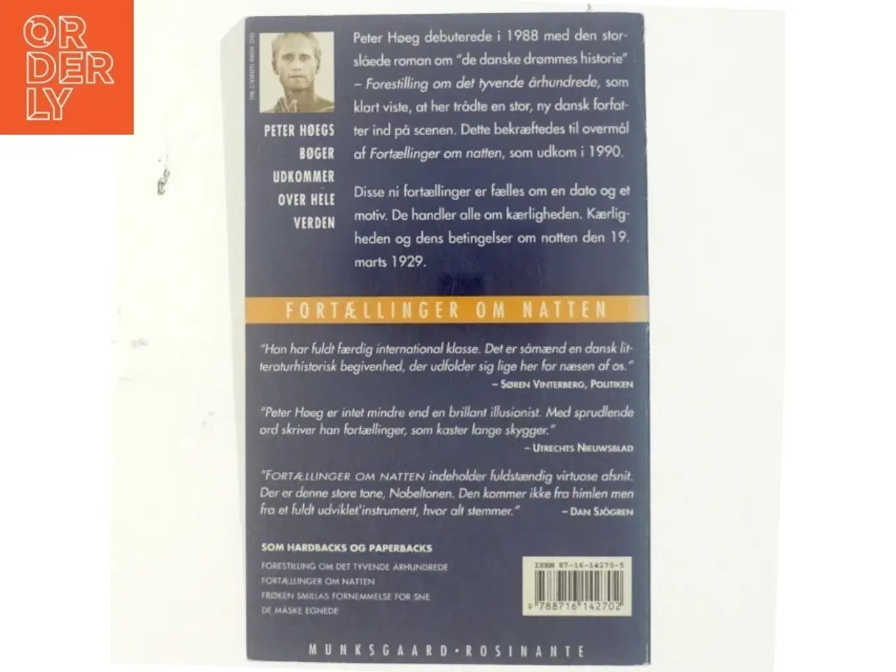Billede 3 - Fortællinger om natten af Peter Høeg (f. 1957-05-17) (Bog)