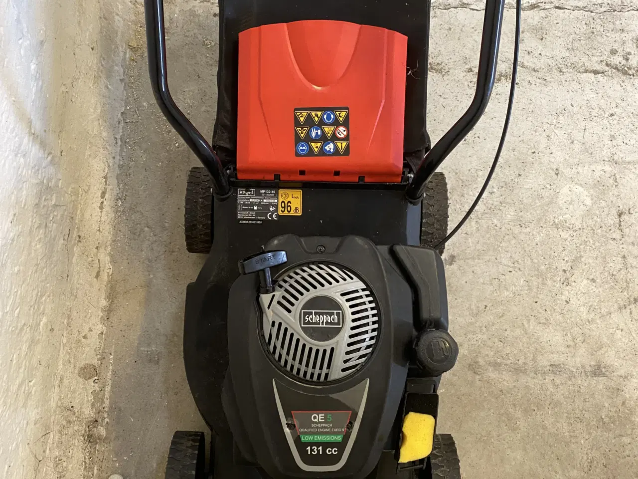 Billede 2 - Nyserviceret Scheppach plæneklipper med opsamler