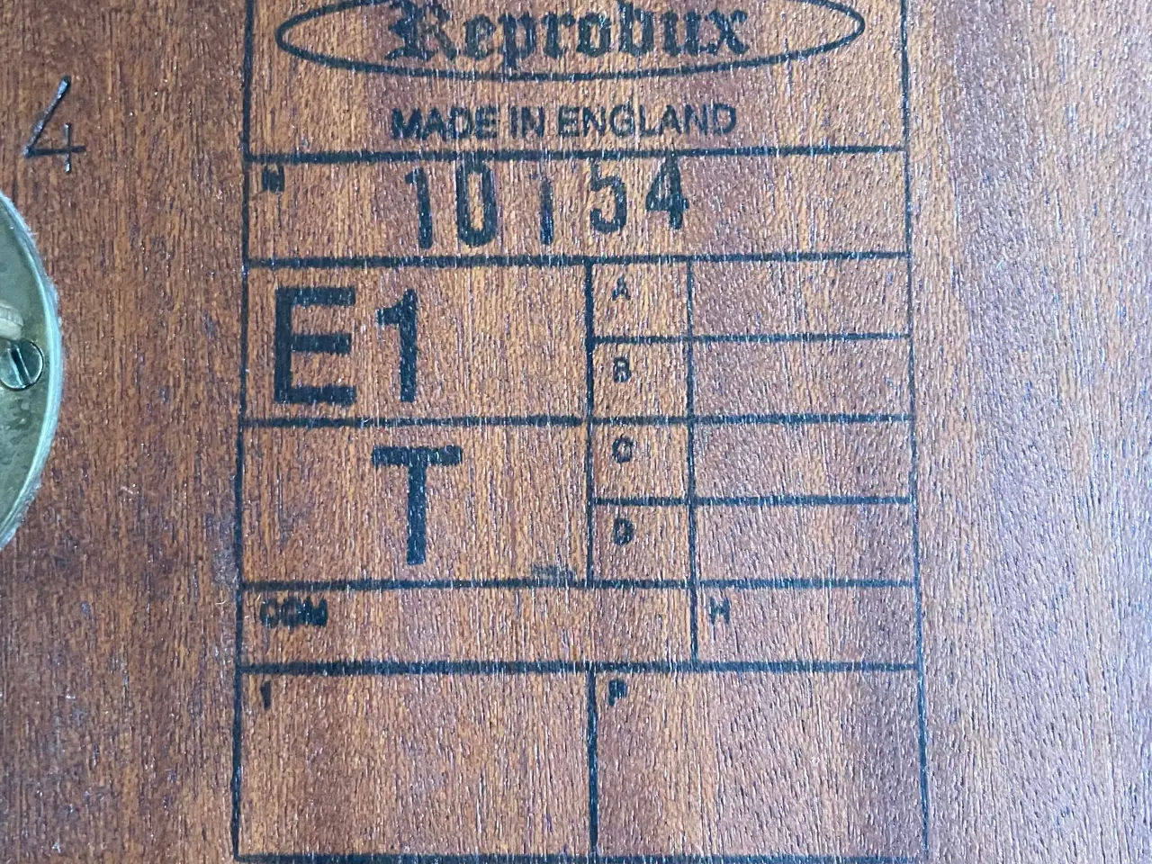 Billede 5 - Reprodux Maghoni spisebord med 2 plader