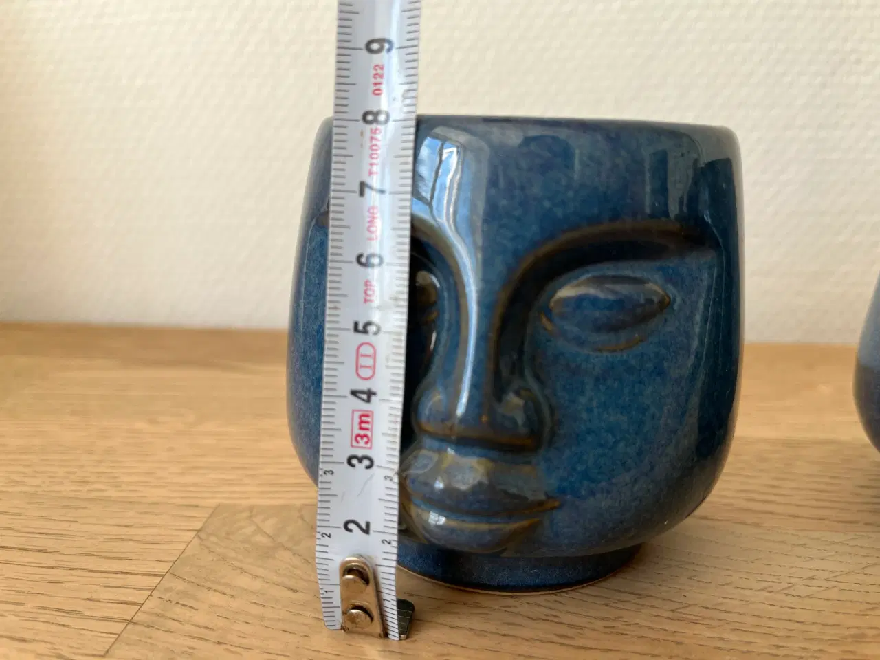 Billede 4 - 2 urtepotteskjulere med ansigt, Design by Lundager